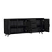 Dressoir Omaha Black | 220 cm-Dressoirs-Starfurn