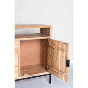 Dressoir Oslo Acasia Acaciahout Naturel hout 140x40x85 cm-Dressoirs-Livingfurn