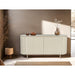 Dressoir Patou Mangohout Beige 43x170x81 cm-Dressoirs-Livingfurn