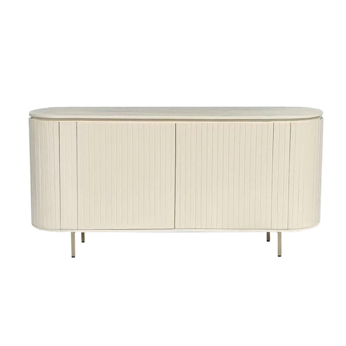 Dressoir Patou Mangohout Beige 43x170x81 cm-Livingfurn