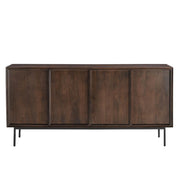 Dressoir Ravenstein Mangohout Bruin 86x40x180 cm-Dressoirs-Livingfurn