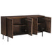 Dressoir Ravenstein Mangohout Bruin 86x40x180 cm-Dressoirs-Livingfurn