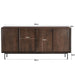 Dressoir Ravenstein Mangohout Bruin 86x40x180 cm-Livingfurn