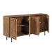 Dressoir Ravenstein Mangohout Naturel hout 40x86x180 cm-Dressoirs-Livingfurn