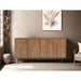 Dressoir Ravenstein Mangohout Naturel hout 40x86x180 cm-Dressoirs-Livingfurn