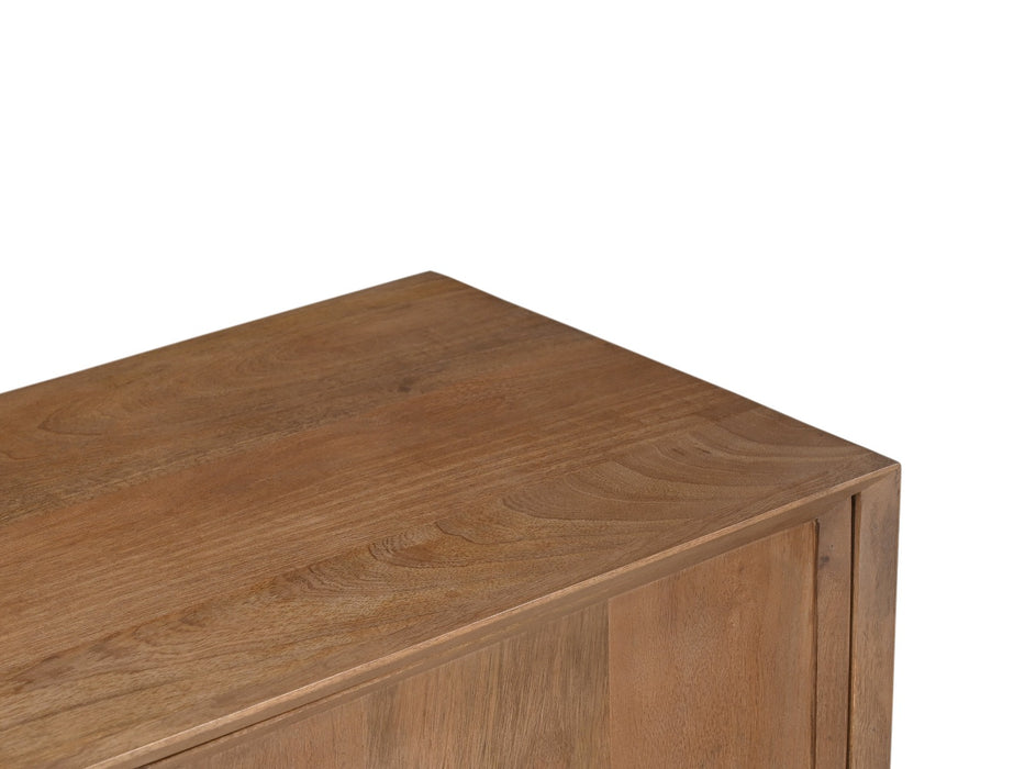 Dressoir Ravenstein Mangohout Naturel hout 40x86x180 cm-Livingfurn