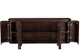 Dressoir Salano Mangohout Bruin 170x40 cm-Dressoirs-Livingfurn
