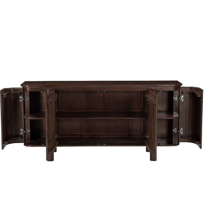 Dressoir Salano Mangohout Bruin 170x40x80 cm-Dressoirs-Livingfurn