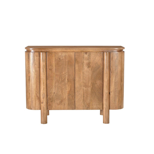 Dressoir Salano Mangohout Naturel hout 105x40 cm-Dressoirs-Livingfurn