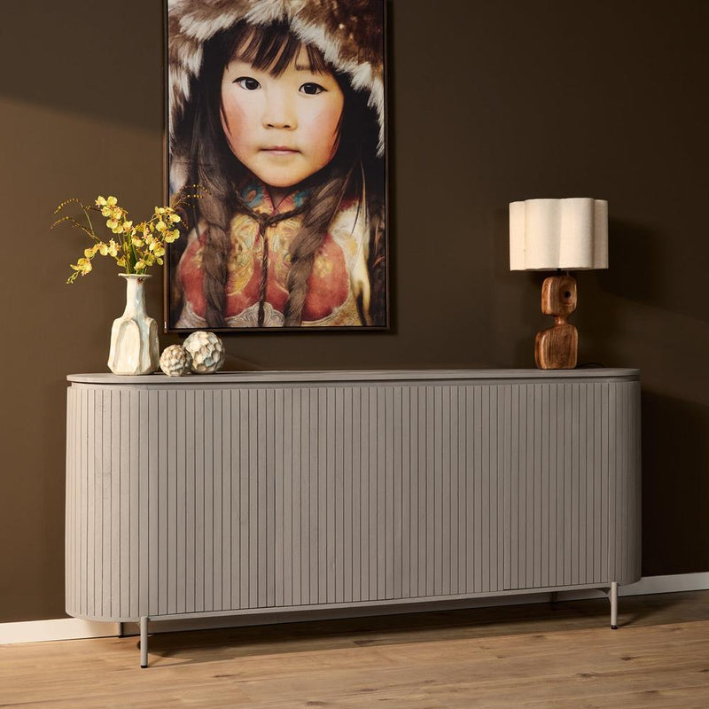 Dressoir Solana 210 cm Taupe 210x45x90 cm-Dressoirs-Starfurn