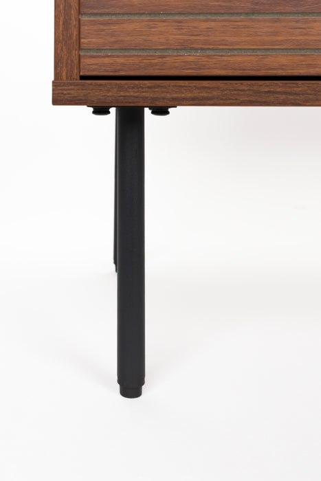 Dressoir Stripes High MDF, Metaal Bruin 40x110 cm
