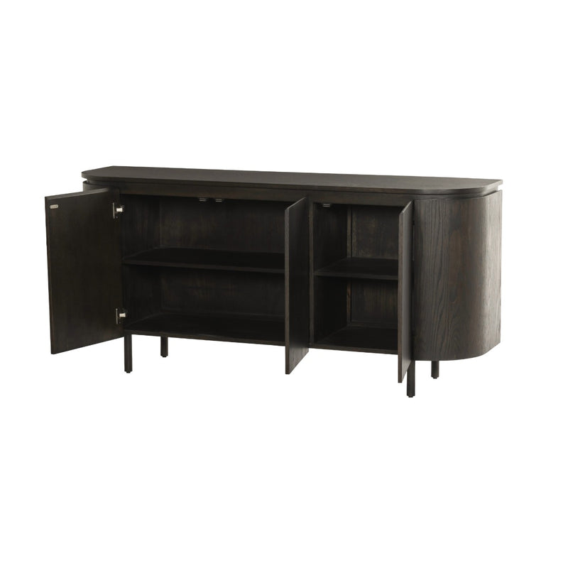Dressoir Tobago Eikenhout fineer Bruin 170x45x81 cm-Dressoirs-Livingfurn