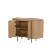 Dressoir Tobago Eikenhout fineer Naturel hout 115x43x81 cm-Dressoirs-Livingfurn
