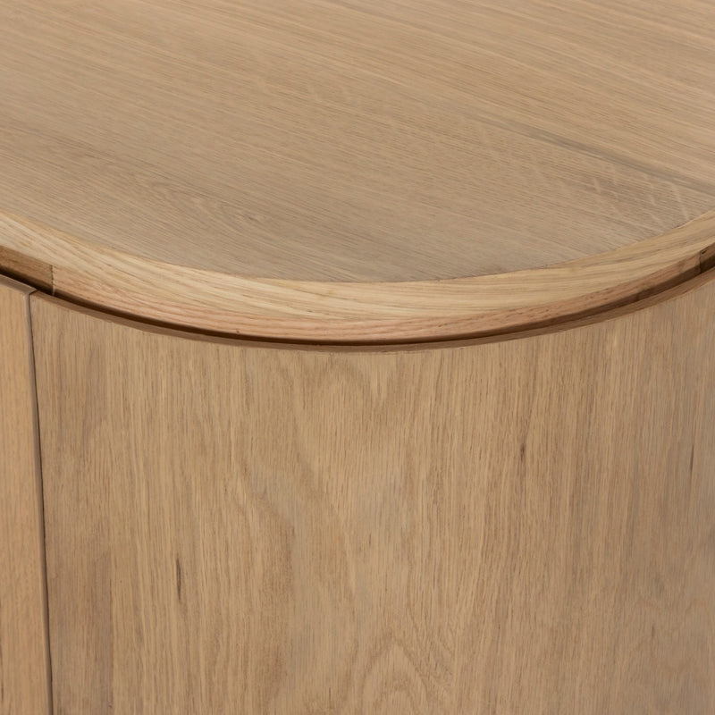 Dressoir Tobago Eikenhout fineer Naturel hout 115x43x81 cm-Dressoirs-Livingfurn