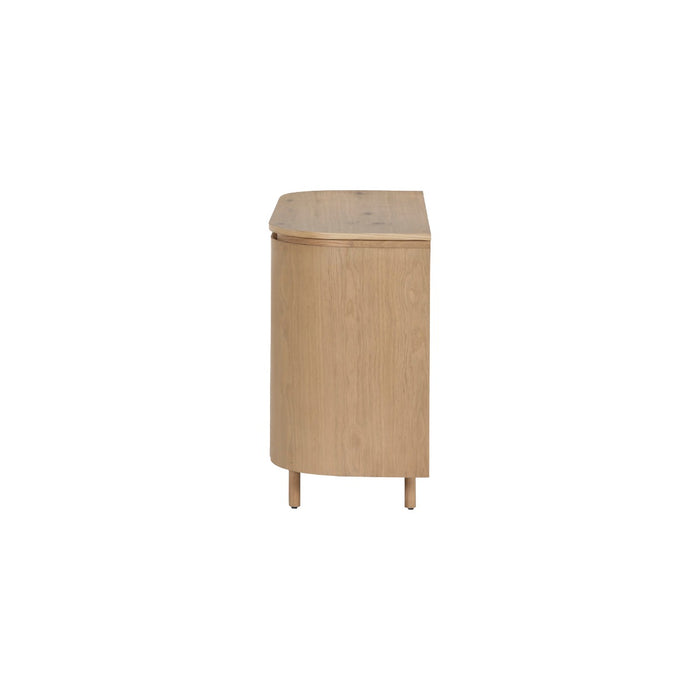 Dressoir Tobago Eikenhout fineer Naturel hout 115x43x81 cm-Dressoirs-Livingfurn