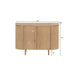 Dressoir Tobago Eikenhout fineer Naturel hout 115x43x81 cm-Livingfurn