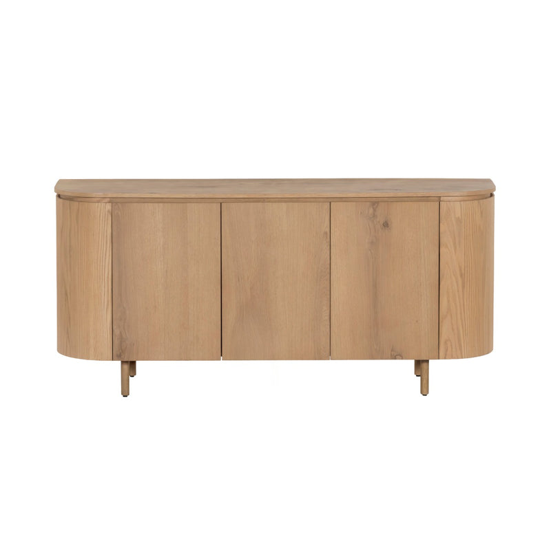 Dressoir Tobago Eikenhout fineer Naturel hout 170x45x81 cm-Dressoirs-Livingfurn