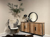 Dressoir Tomar Teakhout Naturel hout 185x40x85 cm-Livingfurn