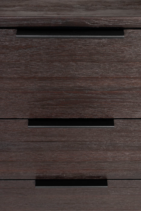 Dressoir Webster High Teak, Metaal Bruin 35x135 cm-Dressoirs-Creating Home