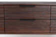 Dressoir Webster L Teak, Metaal Bruin 35x135 cm-Dressoirs-Creating Home