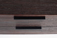 Dressoir Webster S Teak, Metaal Bruin 35x90 cm-Dressoirs-Creating Home