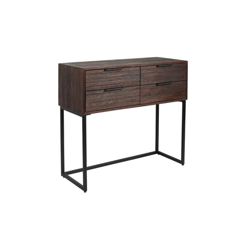 Dressoir Webster S Teak, Metaal Bruin 35x90 cm-Dressoirs-Creating Home