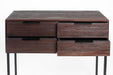 Dressoir Webster S Teak, Metaal Bruin 35x90 cm-Opbergkasten-Creating Home