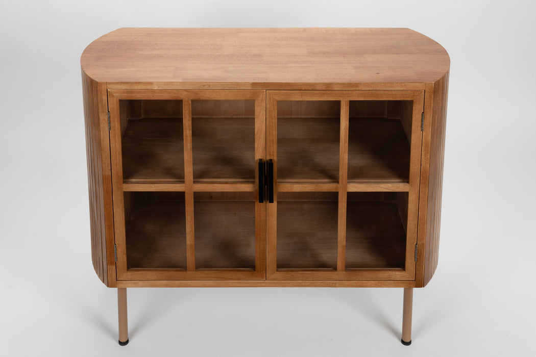 Dressoir Yaz High Rubber hout Bruin 38x100 cm
