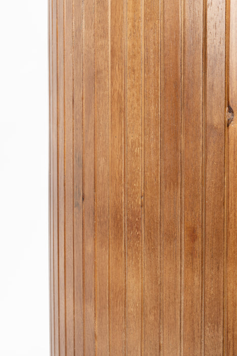 Dressoir Yaz High Rubber hout Bruin 38x100 cm-Dressoirs-Creating Home