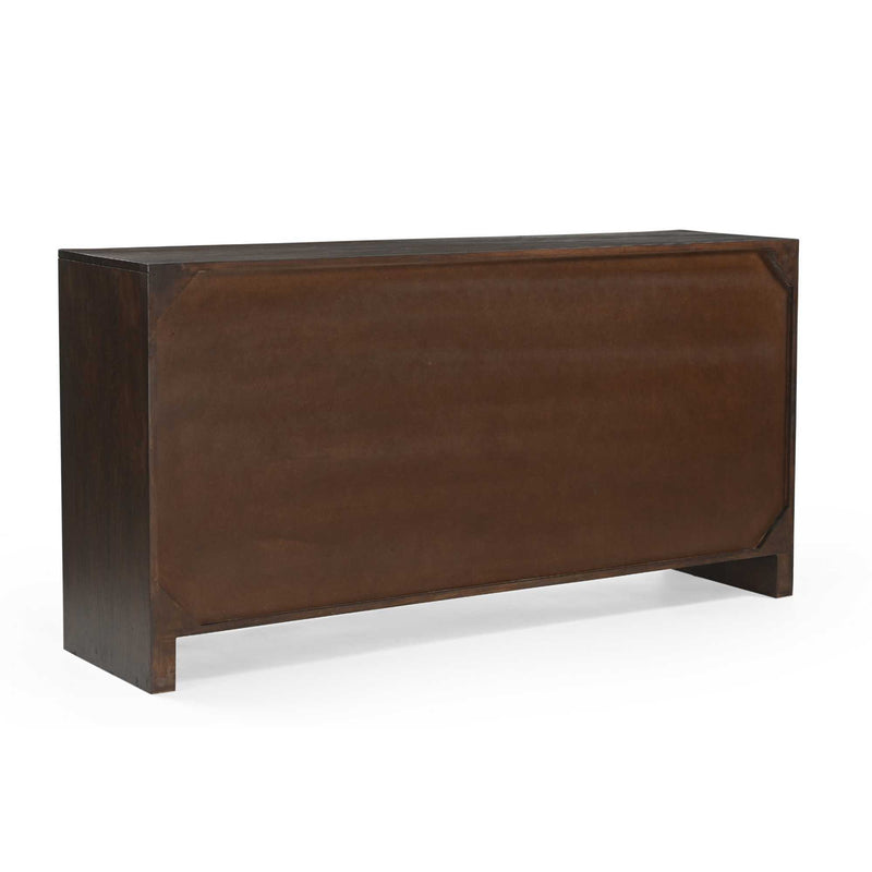 Dressoir Zana Bruin Mangohout 160x40 cm-Dressoirs-Starfurn