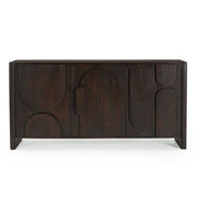 Dressoir Zana Bruin Mangohout 160x40 cm-Dressoirs-Starfurn