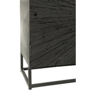Dressoir Zwart Recycled hout 38x120 cm-Opbergkasten-J-Line