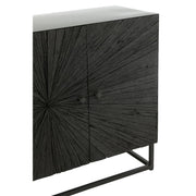 Dressoir Zwart Recycled hout 38x120 cm-Opbergkasten-J-Line