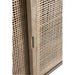 Dressoir met 3 schuifdeuren Woven Reed Mango Hout Natuurlijk-Dressoirs-J-Line