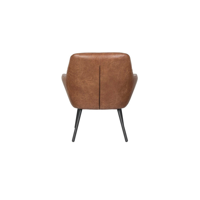 Dude Loungestoel Vintage Bruin-Fauteuils-Creating Home