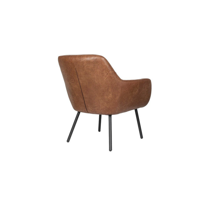 Dude Loungestoel Vintage Bruin-Fauteuils-Creating Home