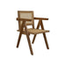 Eetkamer stoel - 56x52x83 - Naturel - Teak/rotan-Eetkamerstoelen-HSM Collection