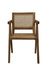 Eetkamer stoel - 56x52x83 - Naturel - Teak/rotan-Eetkamerstoelen-HSM Collection