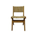 Eetkamer stoel Daisy - 45x48x80 - Naturel - Teak/bananenblad-Eetkamerstoelen-HSM Collection