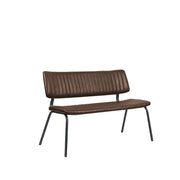 Eetkamerbank Gusto Bruin Kunstleder 120 cm 120x63x81 cm-Eetkamerbanken-LABEL51