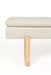 Eetkamerbank Jappo Polyester, Pine hout Grijs 120x40 cm-Eetkamerbanken-Creating Home