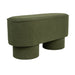 Eetkamerbank Marcos Stof, Polyester, Pine hout Groen-Eetkamerbanken-Creating Home