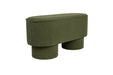 Eetkamerbank Marcos Stof, Polyester, Pine hout Groen-Eetkamerbanken-Creating Home