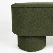 Eetkamerbank Marcos Stof, Polyester, Pine hout Groen-Eetkamerbanken-Creating Home