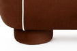Eetkamerbank Marina L Polyester, Hout Rood 44x121 cm-Eetkamerbanken-Creating Home