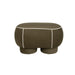 Eetkamerbank Marina M Polyester, Hout Groen 45.5x77.5 cm-Eetkamerbanken-Creating Home