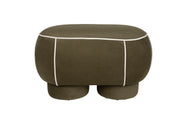 Eetkamerbank Marina M Polyester, Hout Groen 45.5x77.5 cm-Eetkamerbanken-Creating Home