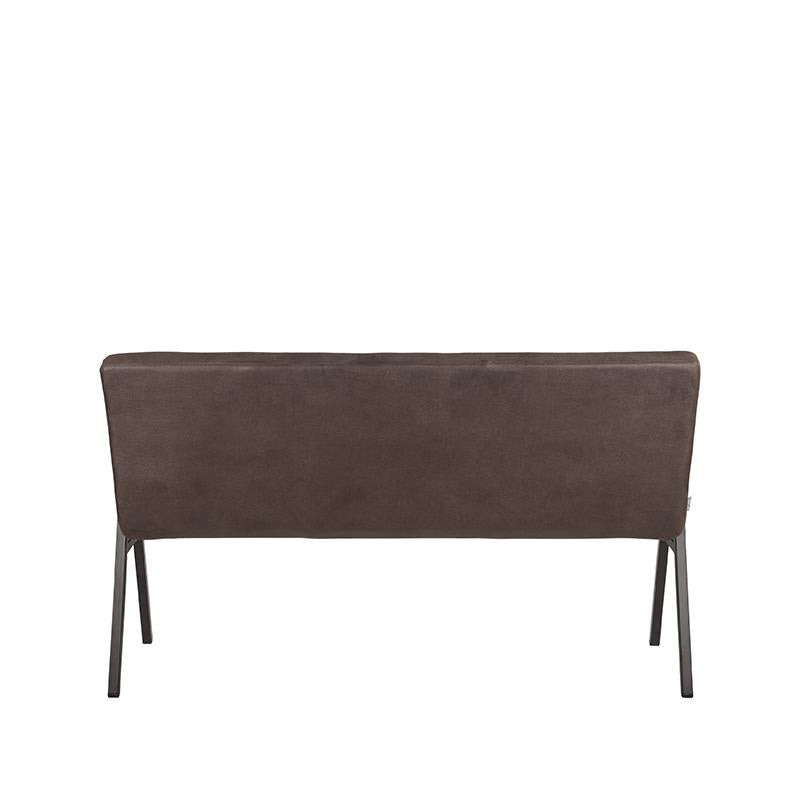 Eetkamerbank Matz Antraciet Kunstleder 145 cm 145x62x86 cm-Eetkamerbanken-LABEL51
