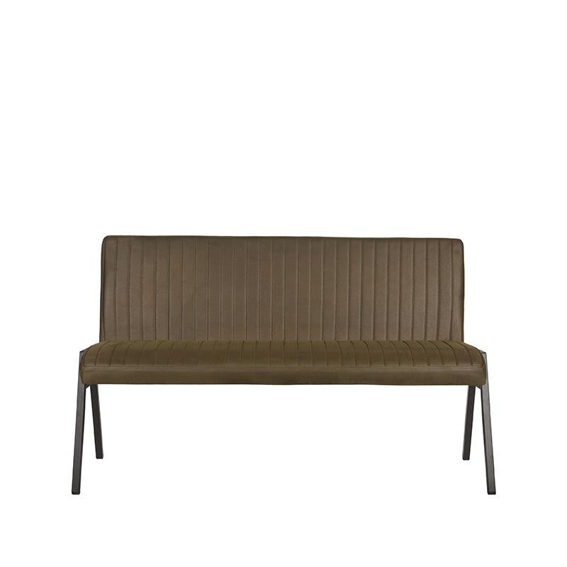 Eetkamerbank Matz Army Kunstleder 145 cm 145x62x86 cm-Eetkamerbanken-LABEL51