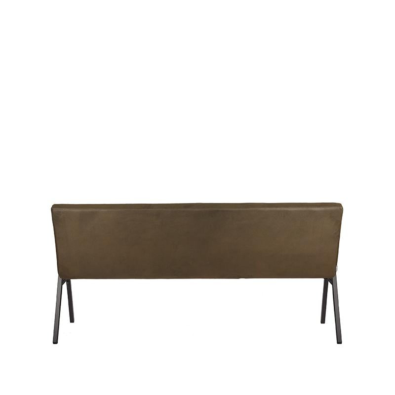 Eetkamerbank Matz Army Kunstleder 175 cm 175x62x86 cm-Eetkamerbanken-LABEL51